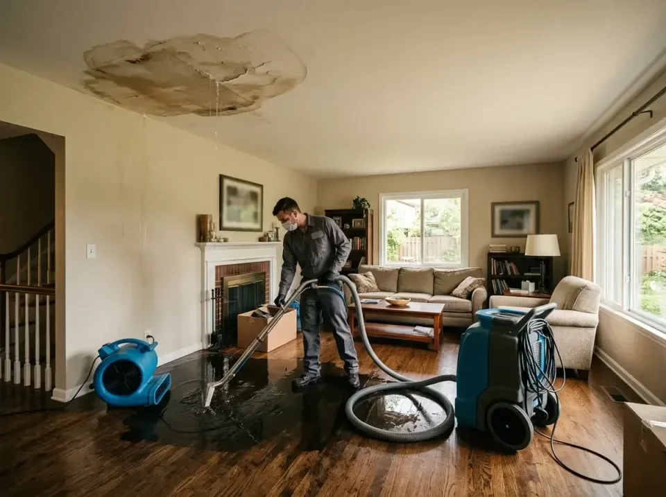 attic-pipe-burst-ceiling-drip-008 — frequently asked questions, Water Damage Restoration & Carpet Care in Chillicothe, IL